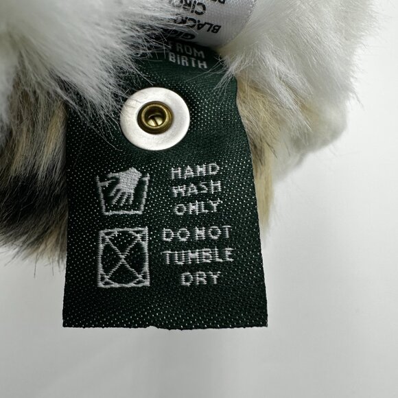 Living Nature 11" Dutch Lop Eared Bunny Rabbit Plush / Tan, White and Black - Picture 11 of 12